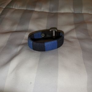 Abercrombie mens Blue 2 tone Woven Bracelet